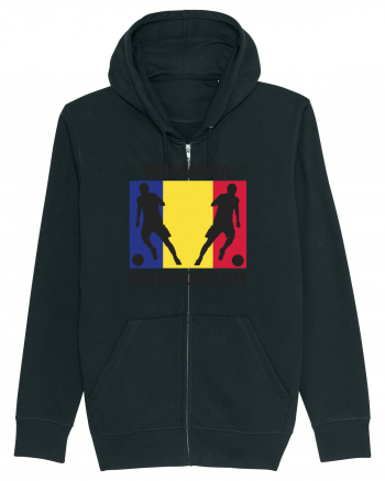 Fotbal Romania - Romanian supporter v1 Black