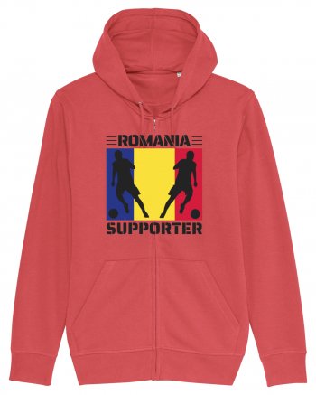 Fotbal Romania - Romanian supporter v1 Carmine Red