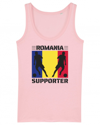 Fotbal Romania - Romanian supporter v1 Cotton Pink