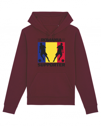 Fotbal Romania - Romanian supporter v1 Burgundy