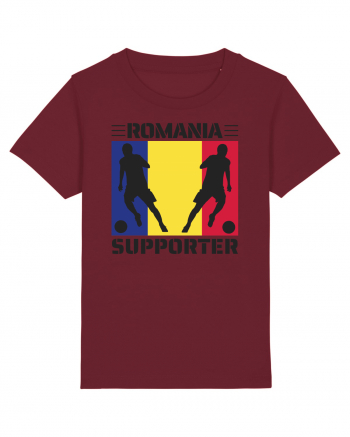 Fotbal Romania - Romanian supporter v1 Burgundy