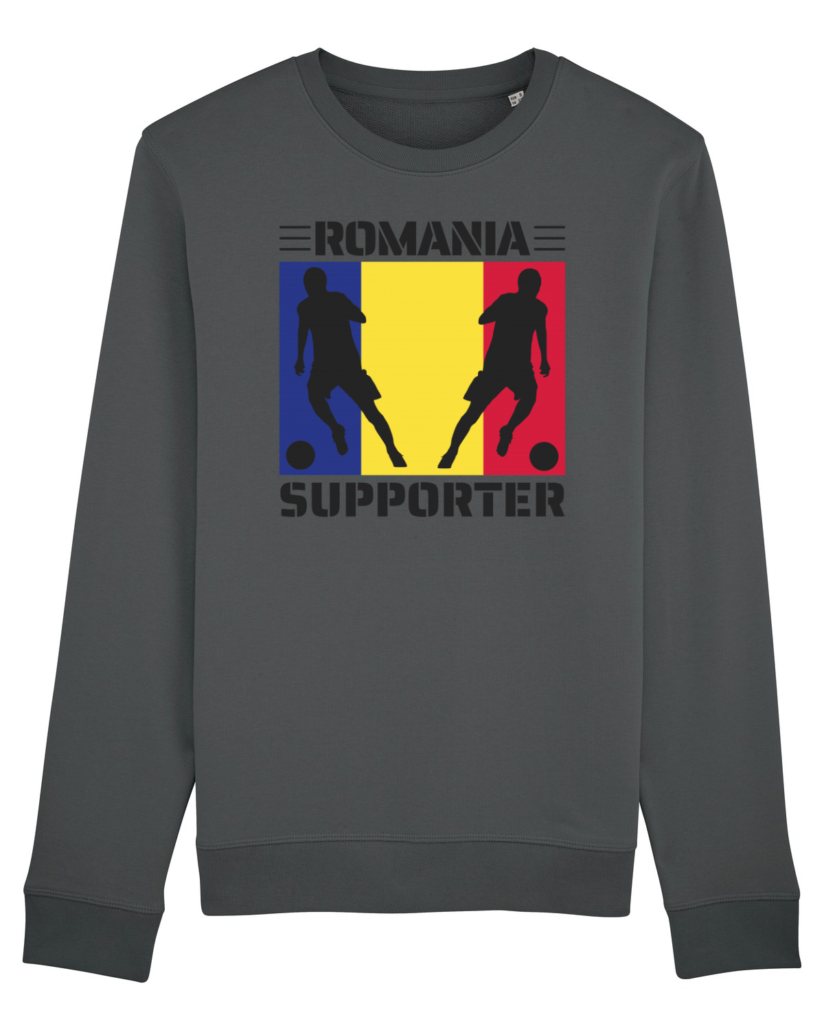 Bluză mânecă lungă Unisex Rise Anthracite