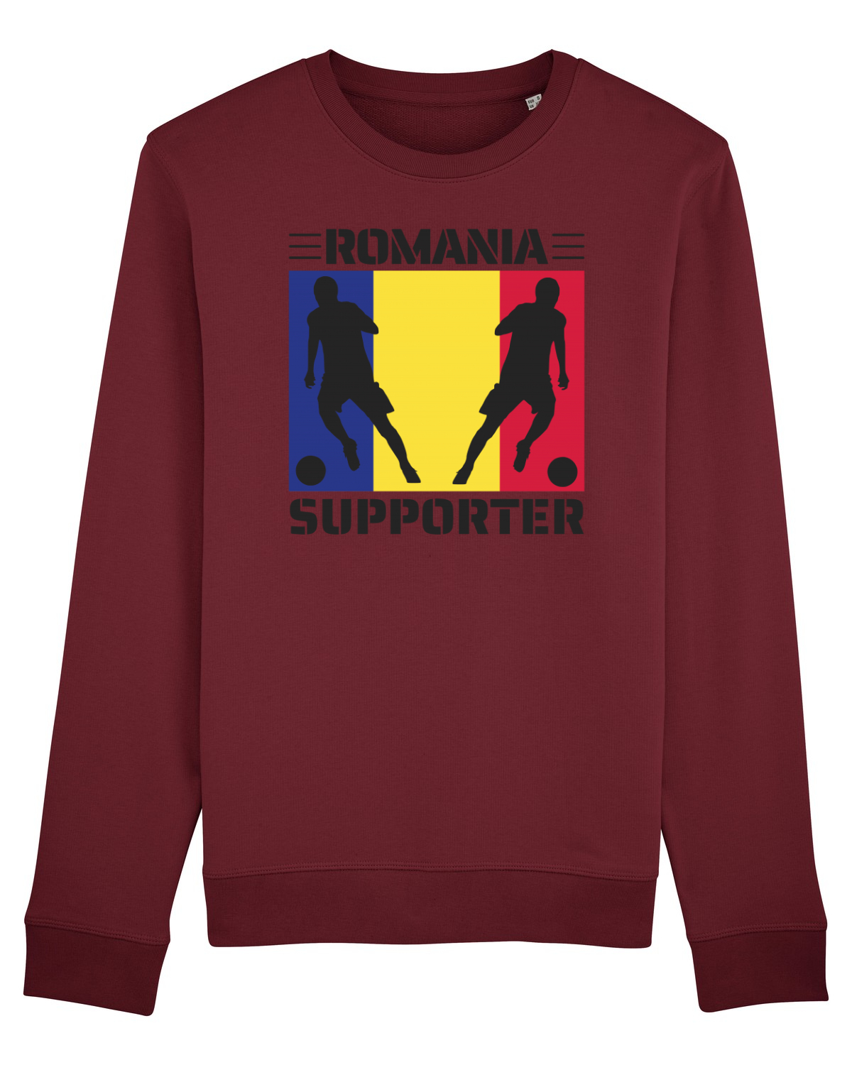 Bluză mânecă lungă Unisex Rise Burgundy