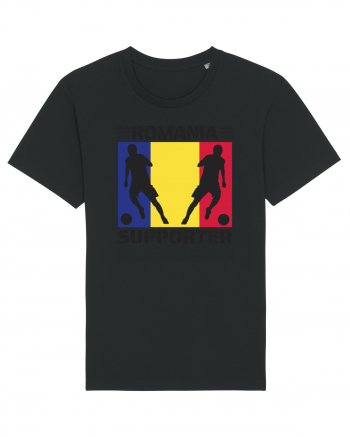 Fotbal Romania - Romanian supporter v1 Black