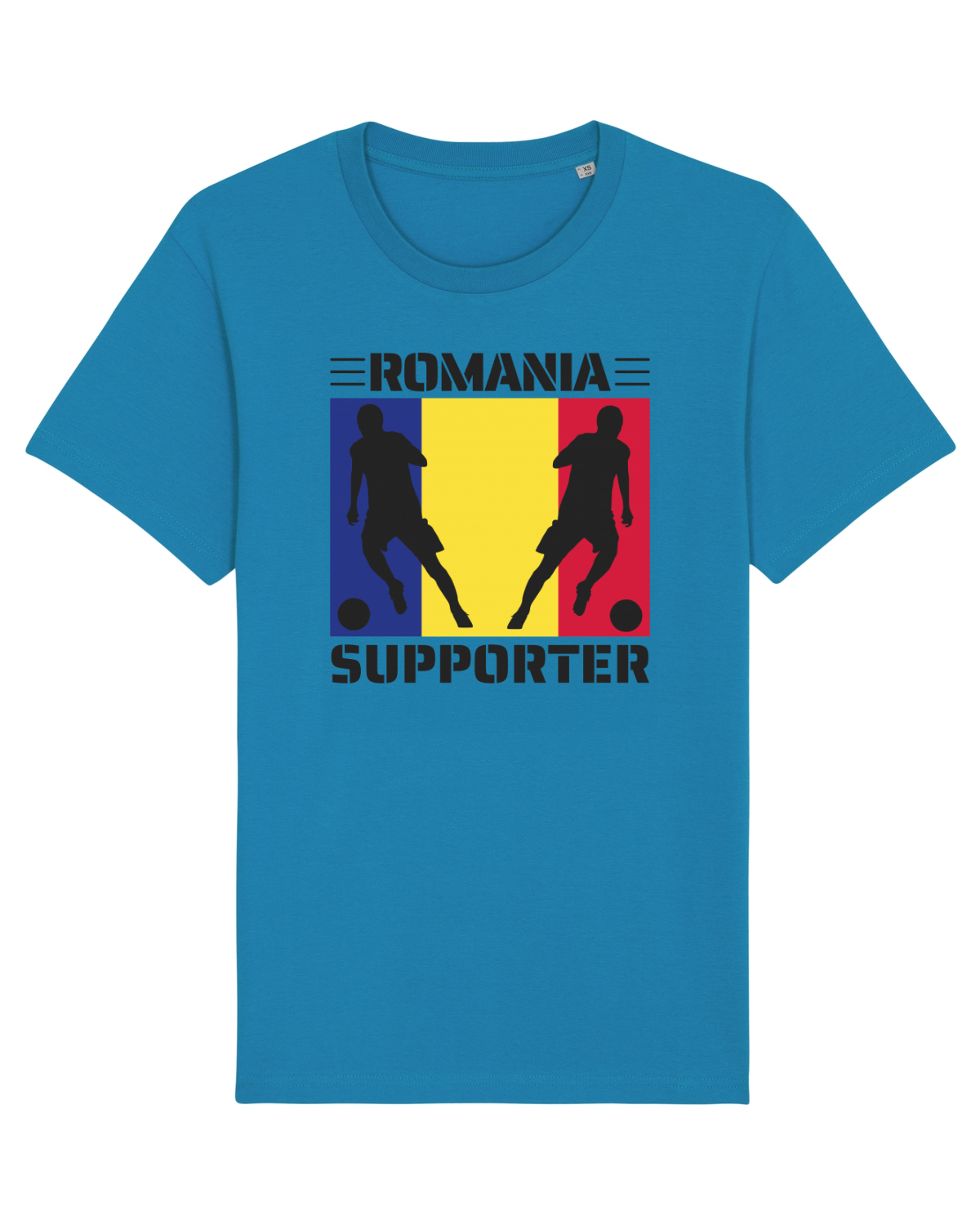 Tricou mânecă scurtă Unisex Rocker Azur
