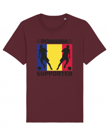 Fotbal Romania - Romanian supporter v1 Burgundy