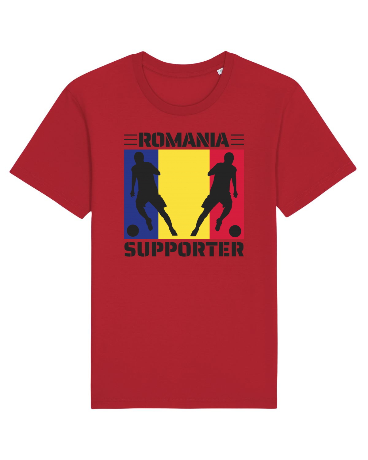 Tricou mânecă scurtă Unisex Rocker Red