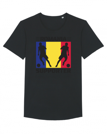 Fotbal Romania - Romanian supporter v1 Black