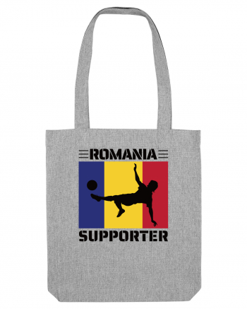 Fotbal Romania - Romanian supporter v2 Heather Grey