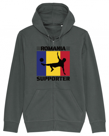 Fotbal Romania - Romanian supporter v2 Anthracite