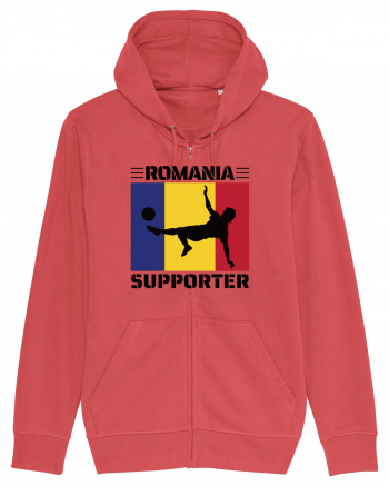 Fotbal Romania - Romanian supporter v2 Carmine Red