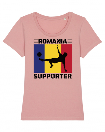 Fotbal Romania - Romanian supporter v2 Canyon Pink