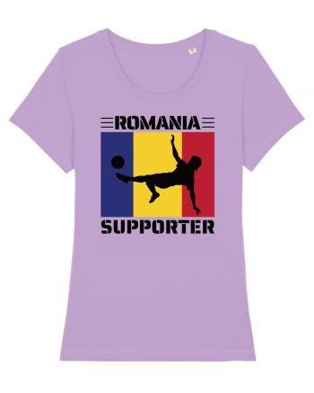 Fotbal Romania - Romanian supporter v2 Lavender Dawn