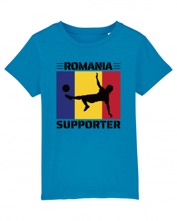 Fotbal Romania - Romanian supporter v2 Azur