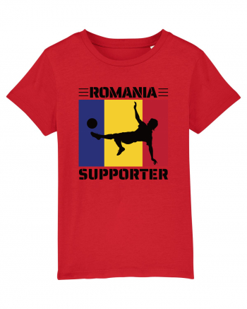 Fotbal Romania - Romanian supporter v2 Red