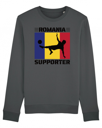 Fotbal Romania - Romanian supporter v2 Anthracite