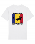 Fotbal Romania - Romanian supporter v2 Tricou mânecă scurtă Unisex Rocker
