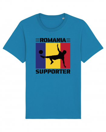 Fotbal Romania - Romanian supporter v2 Azur