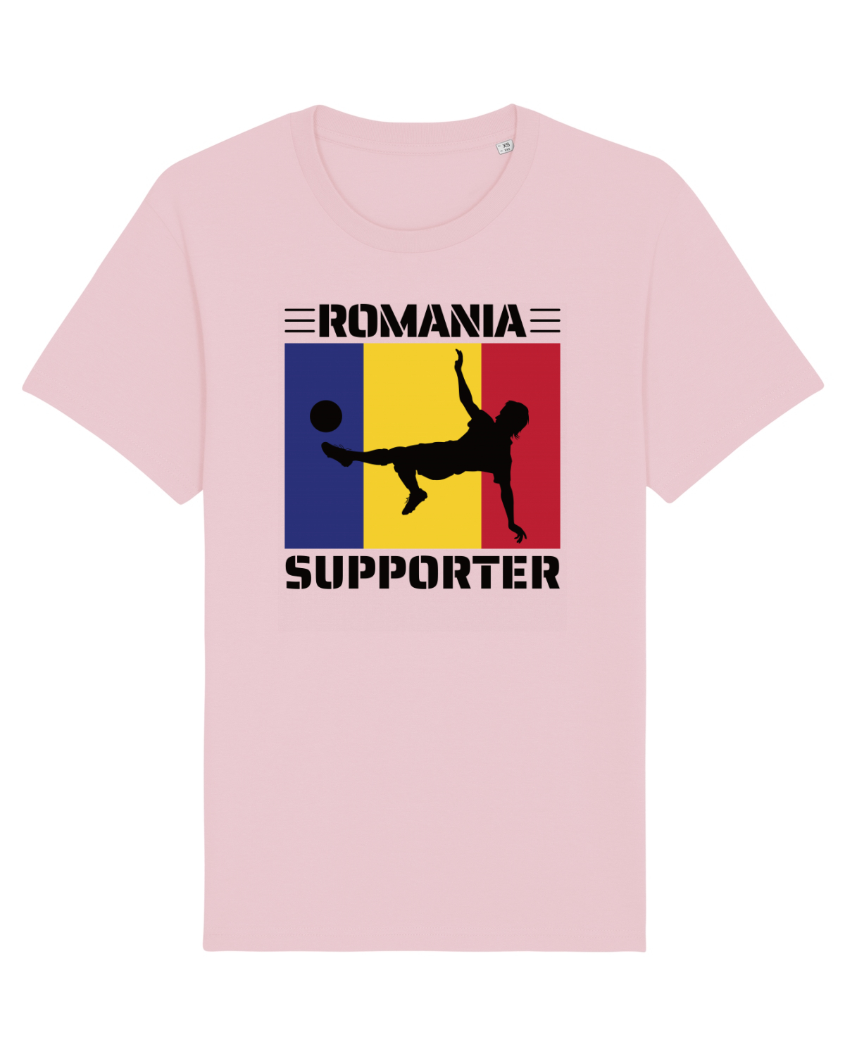 Tricou mânecă scurtă Unisex Rocker Cotton Pink