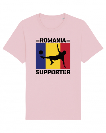 Fotbal Romania - Romanian supporter v2 Cotton Pink