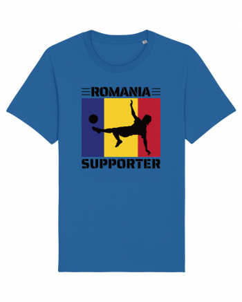 Fotbal Romania - Romanian supporter v2 Royal Blue