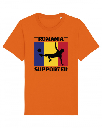 Fotbal Romania - Romanian supporter v2 Bright Orange