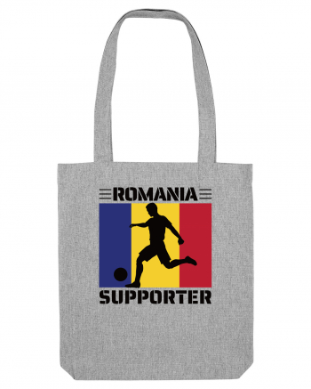 Fotbal Romania - Romanian supporter v3 Heather Grey