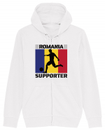 Fotbal Romania - Romanian supporter v3 Hanorac cu fermoar Unisex Connector
