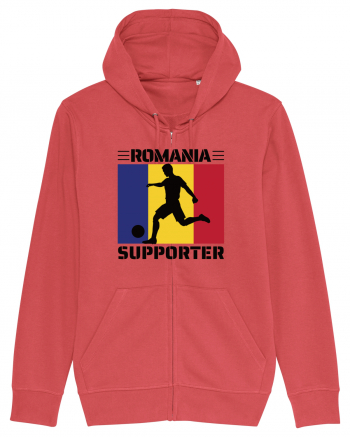 Fotbal Romania - Romanian supporter v3 Carmine Red