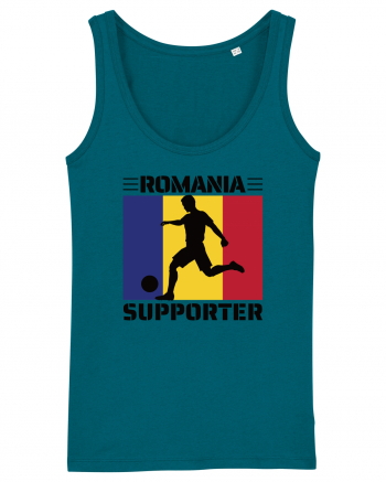 Fotbal Romania - Romanian supporter v3 Ocean Depth