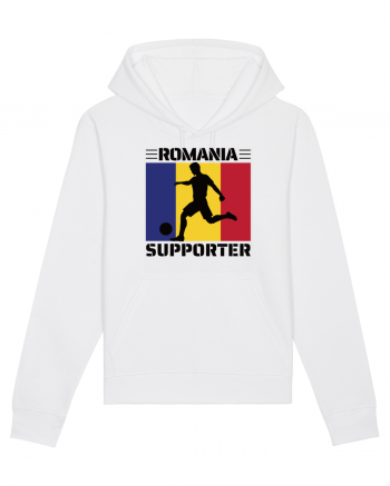 Fotbal Romania - Romanian supporter v3 White