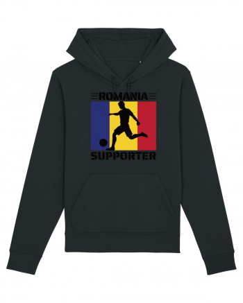 Fotbal Romania - Romanian supporter v3 Black