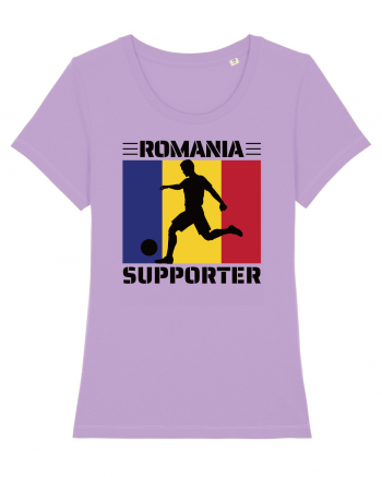 Fotbal Romania - Romanian supporter v3 Lavender Dawn