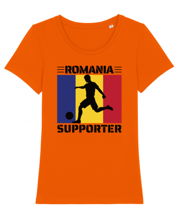 Fotbal Romania - Romanian supporter v3 Bright Orange