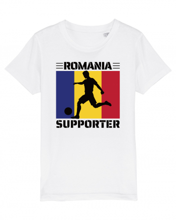 Fotbal Romania - Romanian supporter v3 White