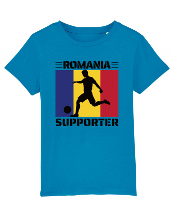 Fotbal Romania - Romanian supporter v3 Azur