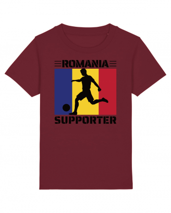 Fotbal Romania - Romanian supporter v3 Burgundy