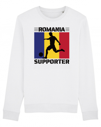 Fotbal Romania - Romanian supporter v3 White