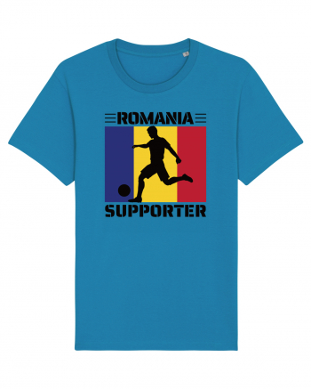 Fotbal Romania - Romanian supporter v3 Azur