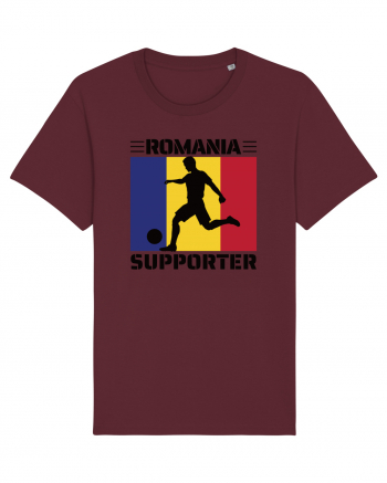 Fotbal Romania - Romanian supporter v3 Burgundy