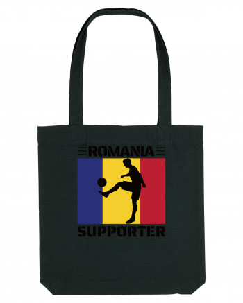 Fotbal Romania - Romanian supporter v4 Black