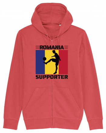 Fotbal Romania - Romanian supporter v4 Carmine Red