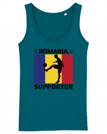 Fotbal Romania - Romanian supporter v4 Ocean Depth