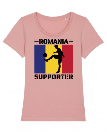 Fotbal Romania - Romanian supporter v4 Canyon Pink