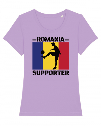 Fotbal Romania - Romanian supporter v4 Lavender Dawn