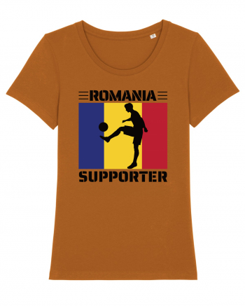 Fotbal Romania - Romanian supporter v4 Roasted Orange