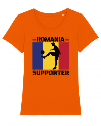 Fotbal Romania - Romanian supporter v4 Bright Orange