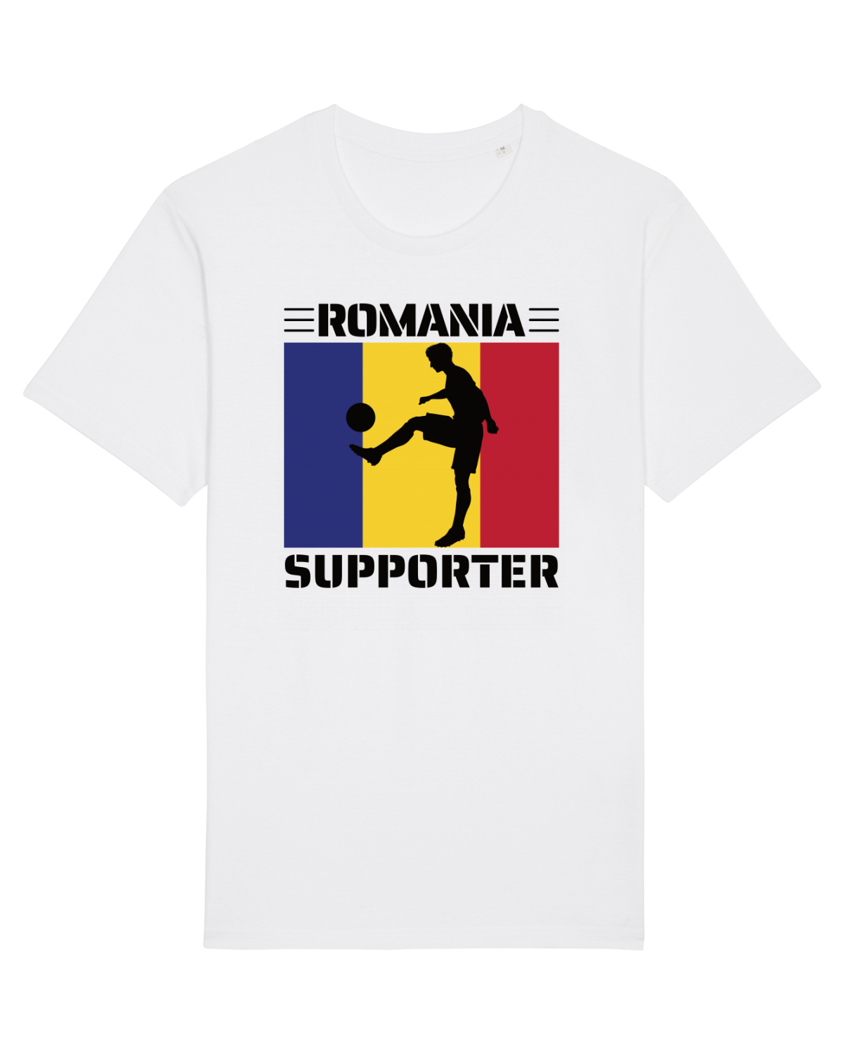 Tricou mânecă scurtă Unisex Rocker White
