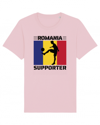 Fotbal Romania - Romanian supporter v4 Cotton Pink