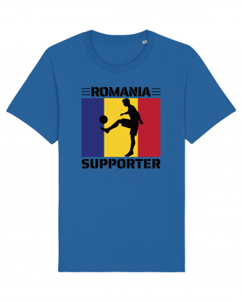 Fotbal Romania - Romanian supporter v4 Royal Blue